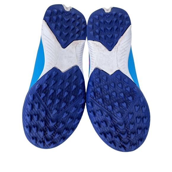 Adidas X Speedflow.3 Turf Football Shoes Youth Size 11 Blue Logo Low Top Lace Up - Picture 7 of 10